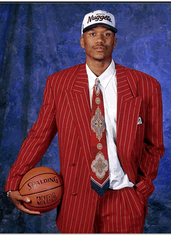 Jalen Rose at the 1994 NBA Draft