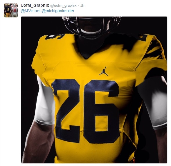 Image result for michigan all maize uniforms